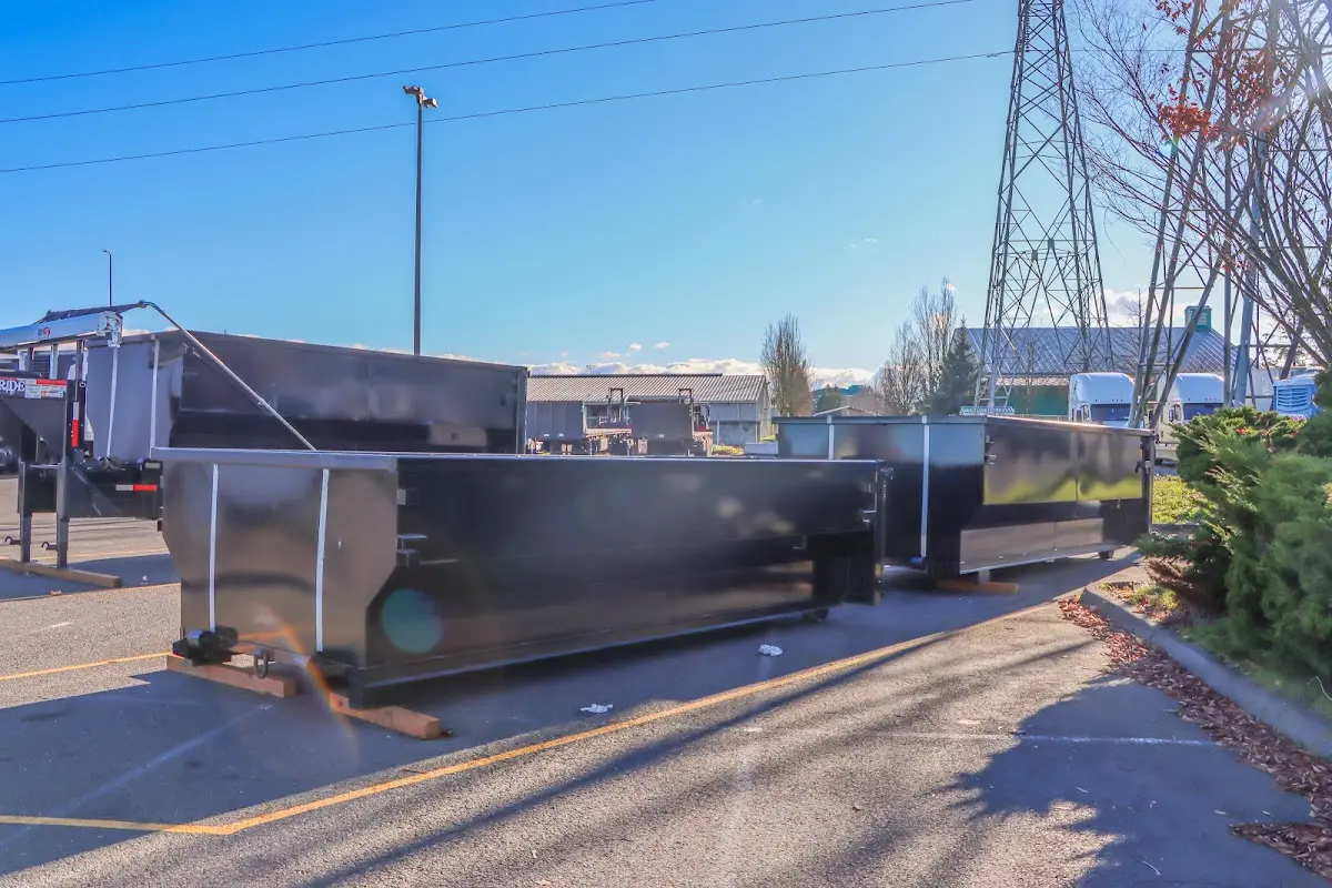 Roll-off dumpster ready for waste disposal at job site for Residential Dumpster Rental in Imperial Beach